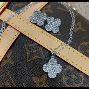 CZ Clover Necklace